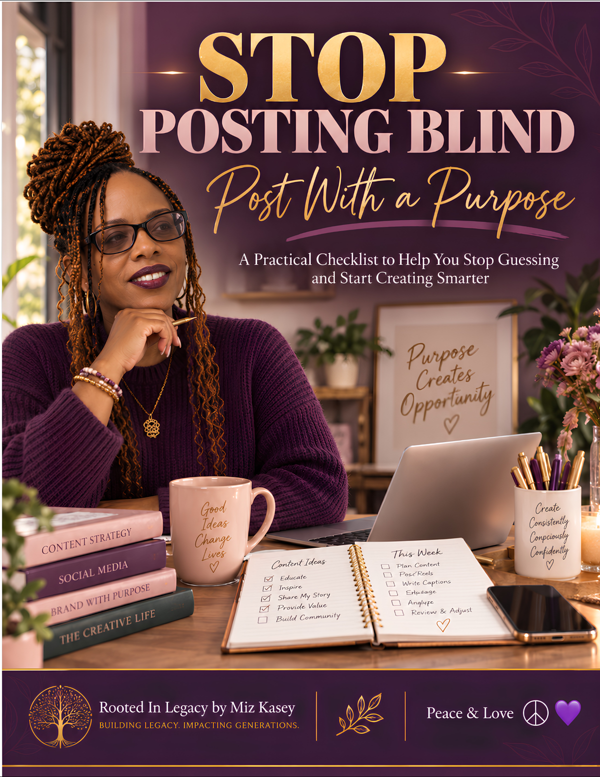 STOP POSTING BLIND: Post With a Purpose Checklist